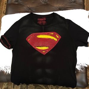 Real emblem, Superman T-shirt XXL